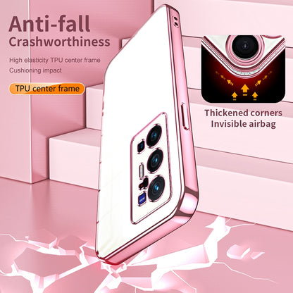 vivo X70 Pro+ Case - Transparent Plating & Precision Hole Design for Luxury and Protection-buycases.co.uk