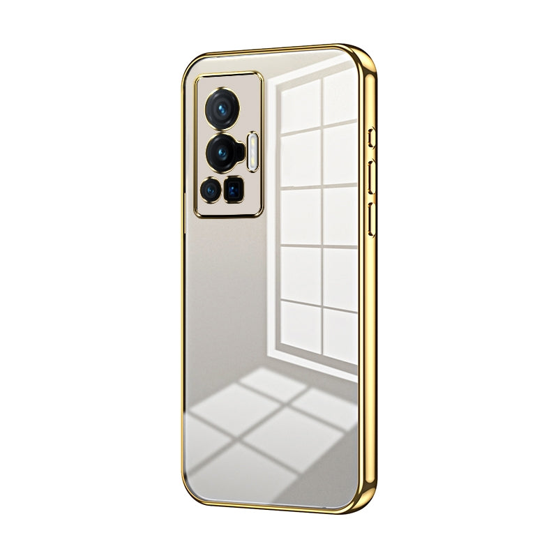 vivo X70 Pro Case - Transparent Plating & Precision Hole Design for Luxury and Protection-buycases.co.uk