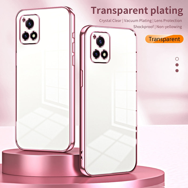 vivo Y52s 5G Case - Transparent Plating & Precision Hole Design for Luxury and Protection-buycases.co.uk