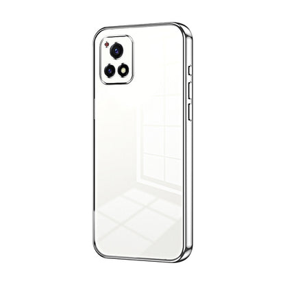 vivo iQOO U3 Case - Transparent Plating & Precision Hole Design for Luxury and Protection-buycases.co.uk
