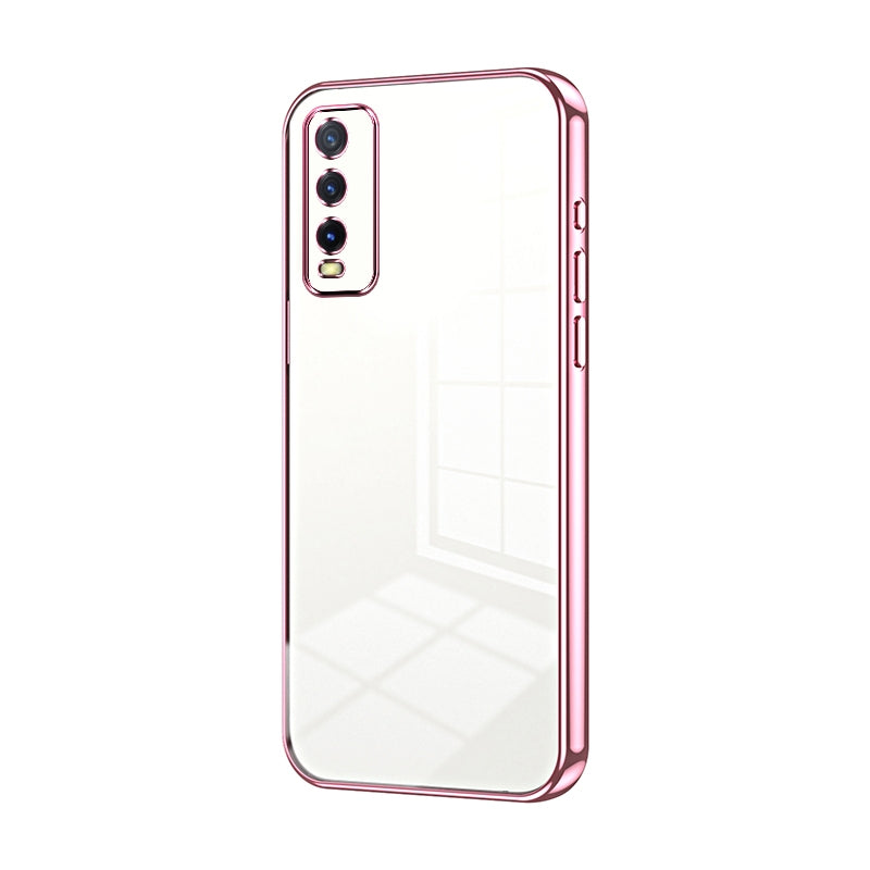 vivo Y20i Case - Transparent Plating & Precision Hole Design for Luxury and Protection-buycases.co.uk