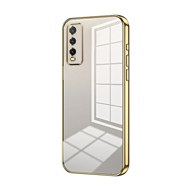 vivo Y20i Case - Transparent Plating & Precision Hole Design for Luxury and Protection-buycases.co.uk