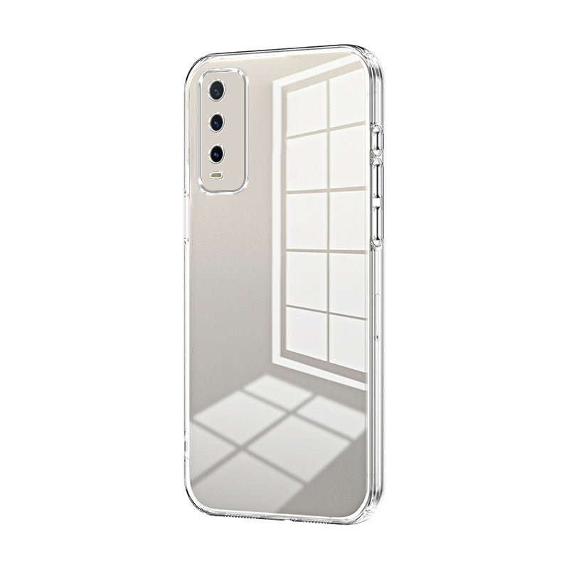 vivo Y20s Case - Transparent Plating & Precision Hole Design for Luxury and Protection-buycases.co.uk