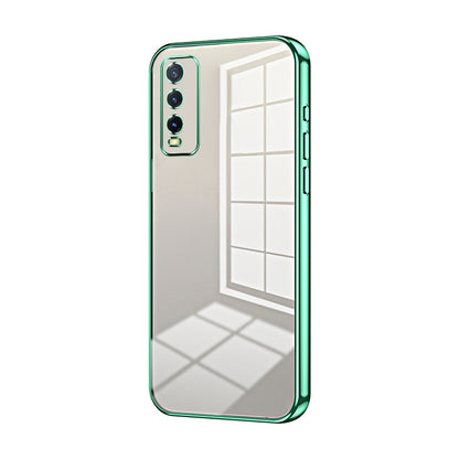 vivo iQOO U1x Case - Transparent Plating & Precision Hole Design for Luxury and Protection-buycases.co.uk