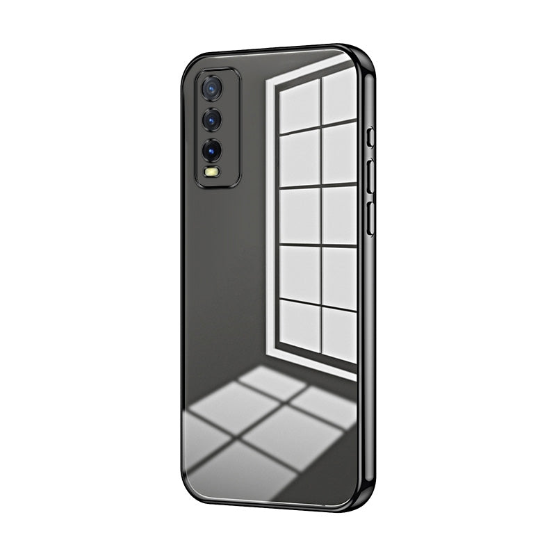 vivo Y20s Case - Transparent Plating & Precision Hole Design for Luxury and Protection-buycases.co.uk