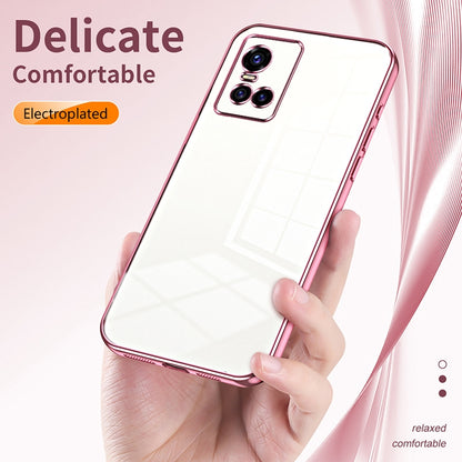 vivo S10 Case - Transparent Plating & Precision Hole Design for Luxury and Protection-buycases.co.uk