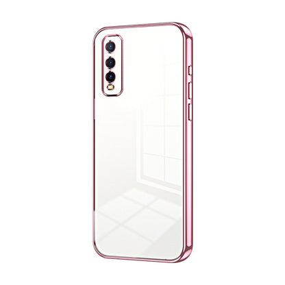 vivo Y70s Case - Transparent Plating & Precision Hole Design for Luxury and Protection-buycases.co.uk