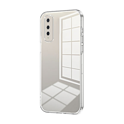 vivo Y70s Case - Transparent Plating & Precision Hole Design for Luxury and Protection-buycases.co.uk