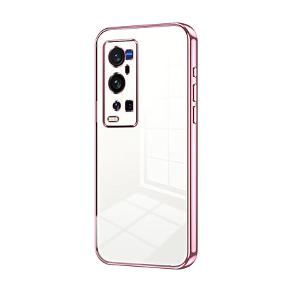 vivo X60 Pro+ Case - Transparent Plating & Precision Hole Design for Luxury and Protection-buycases.co.uk