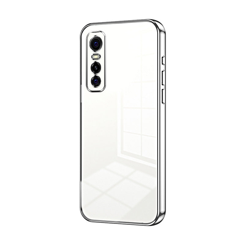 vivo Y73s Case - Transparent Plating & Precision Hole Design for Luxury and Protection-buycases.co.uk