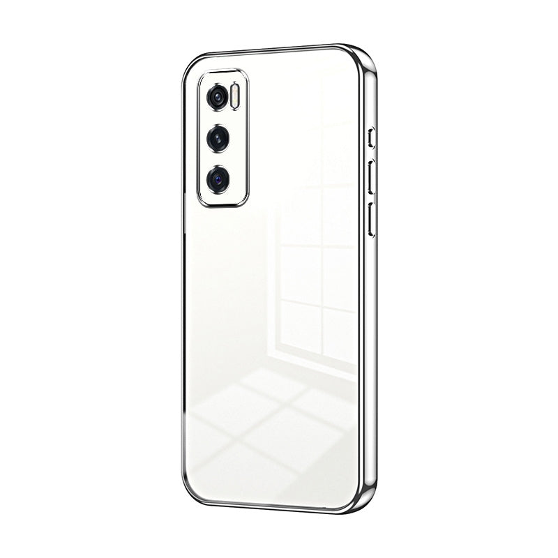 vivo V20 SE Case - Transparent Plating & Precision Hole Design for Luxury and Protection-buycases.co.uk