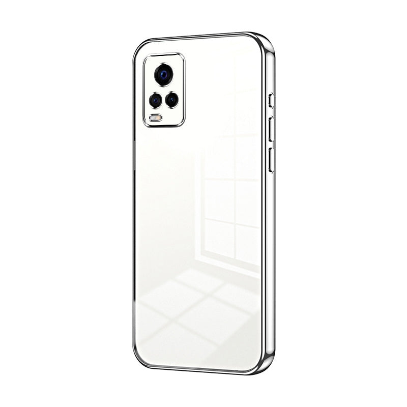 vivo V20 Pro Case - Transparent Plating & Precision Hole Design for Luxury and Protection-buycases.co.uk