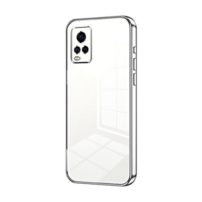 vivo V20 Pro Case - Transparent Plating & Precision Hole Design for Luxury and Protection-buycases.co.uk