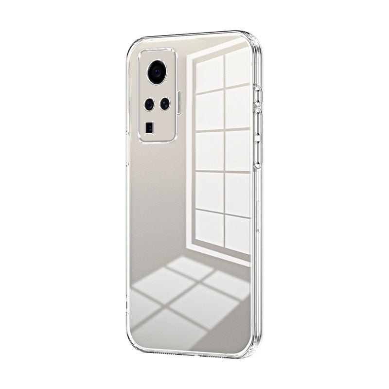 vivo X50 Pro Case - Transparent Plating & Precision Hole Design for Luxury and Protection-buycases.co.uk