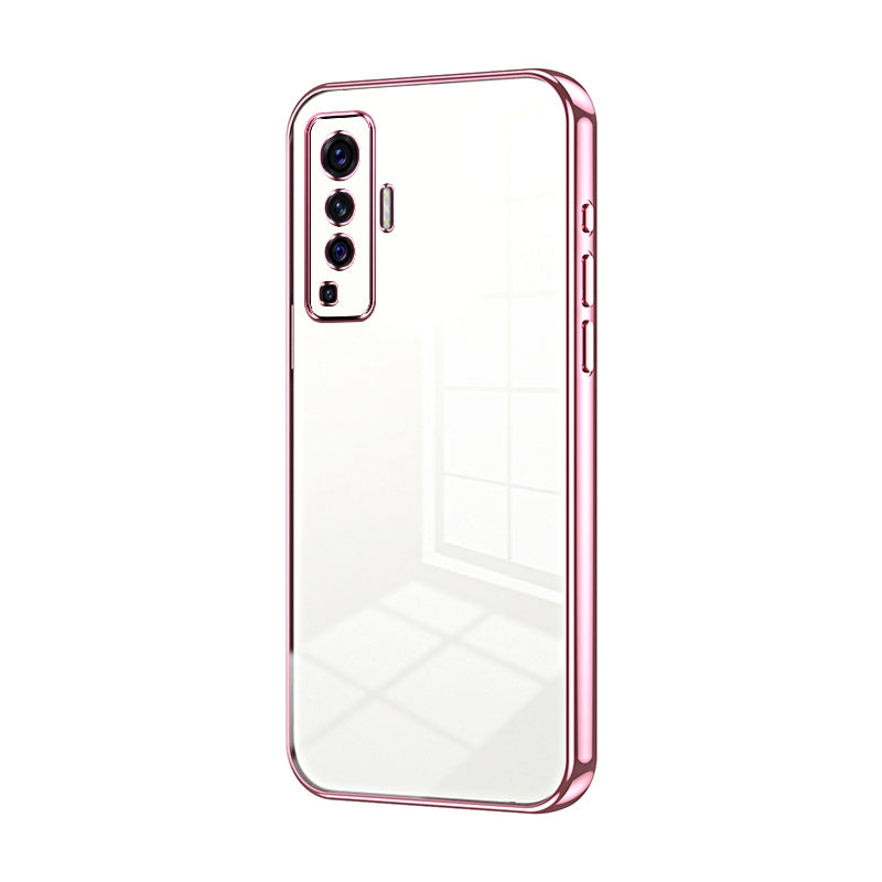 vivo X50 Case - Transparent Plating & Precision Hole Design for Luxury and Protection-buycases.co.uk
