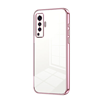 vivo X50 Case - Transparent Plating & Precision Hole Design for Luxury and Protection-buycases.co.uk