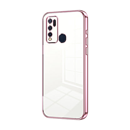 vivo Y50 Case - Transparent Plating & Precision Hole Design for Luxury and Protection-buycases.co.uk