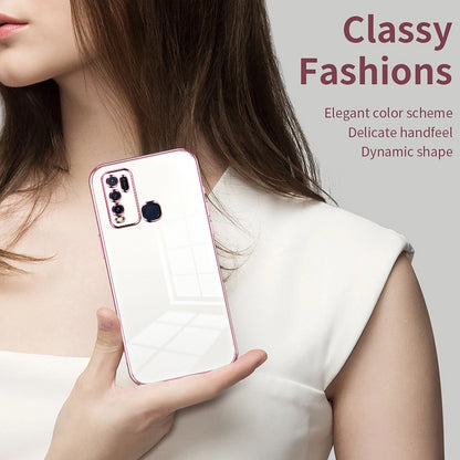 vivo Y50 Case - Transparent Plating & Precision Hole Design for Luxury and Protection-buycases.co.uk