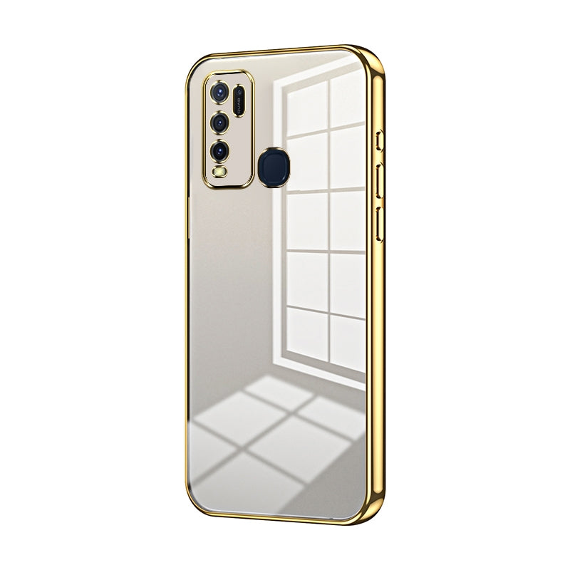 vivo Y30 Case - Transparent Plating & Precision Hole Design for Luxury and Protection-buycases.co.uk