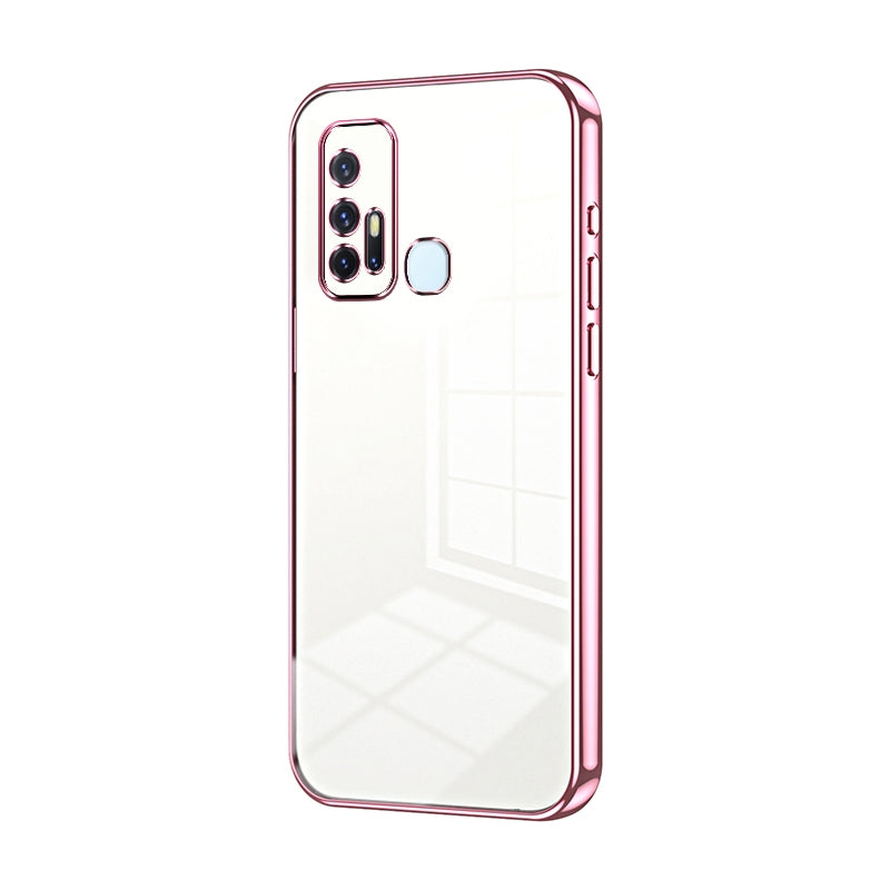 vivo Z6 5G Case - Transparent Plating & Precision Hole Design for Luxury and Protection-buycases.co.uk