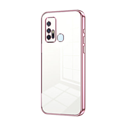 vivo Z6 5G Case - Transparent Plating & Precision Hole Design for Luxury and Protection-buycases.co.uk