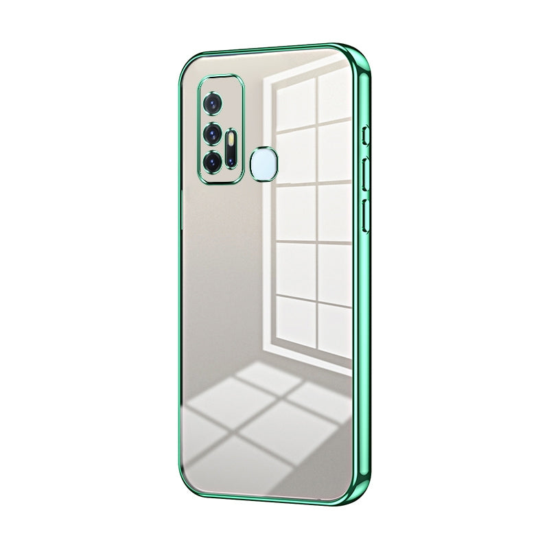 vivo Z6 5G Case - Transparent Plating & Precision Hole Design for Luxury and Protection-buycases.co.uk