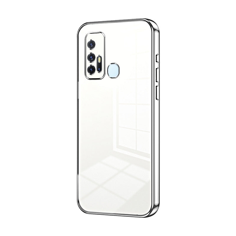 vivo Z6 5G Case - Transparent Plating & Precision Hole Design for Luxury and Protection-buycases.co.uk