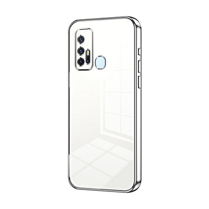 vivo Z6 5G Case - Transparent Plating & Precision Hole Design for Luxury and Protection-buycases.co.uk