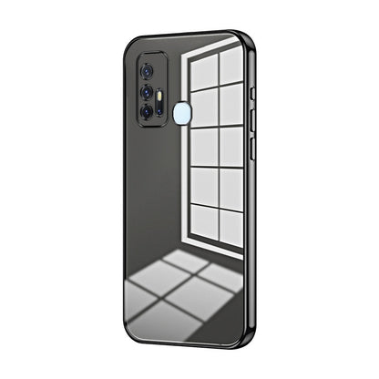vivo Z6 5G Case - Transparent Plating & Precision Hole Design for Luxury and Protection-buycases.co.uk