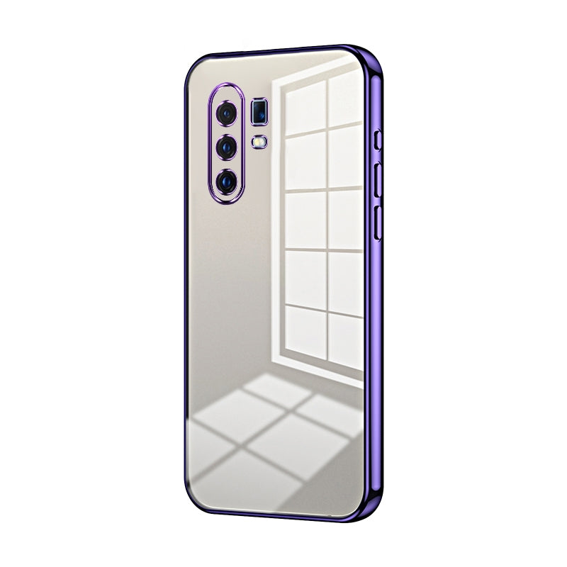 vivo X30 Pro Case - Transparent Plating & Precision Hole Design for Luxury and Protection-buycases.co.uk