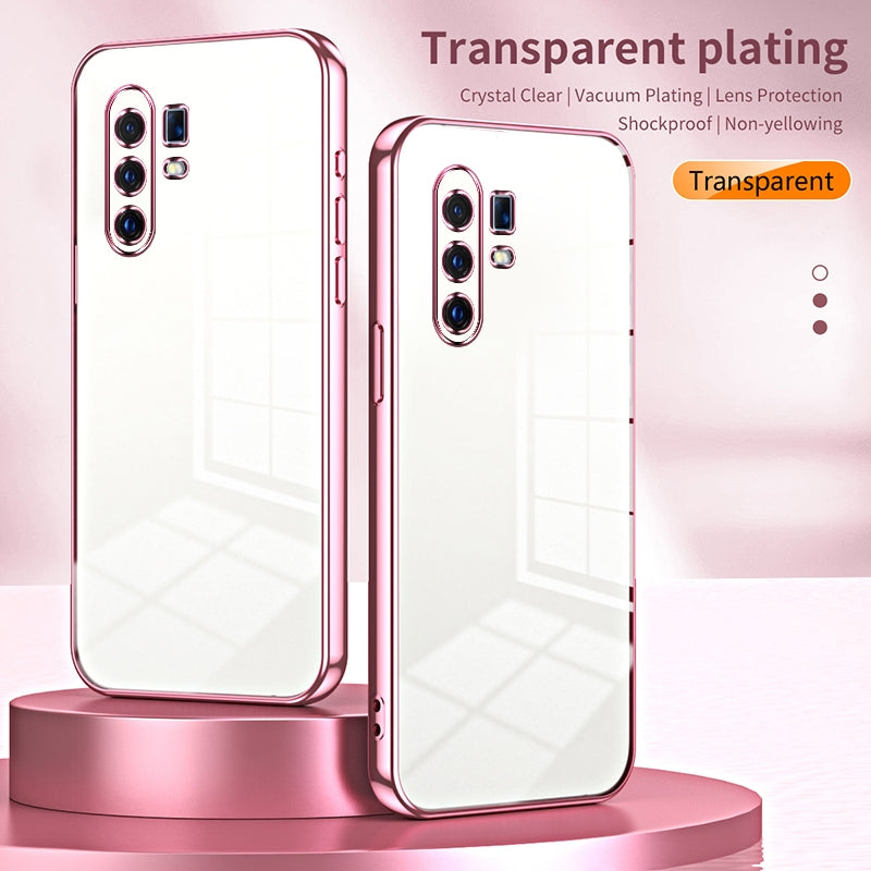 vivo X30 Pro Case - Transparent Plating & Precision Hole Design for Luxury and Protection-buycases.co.uk