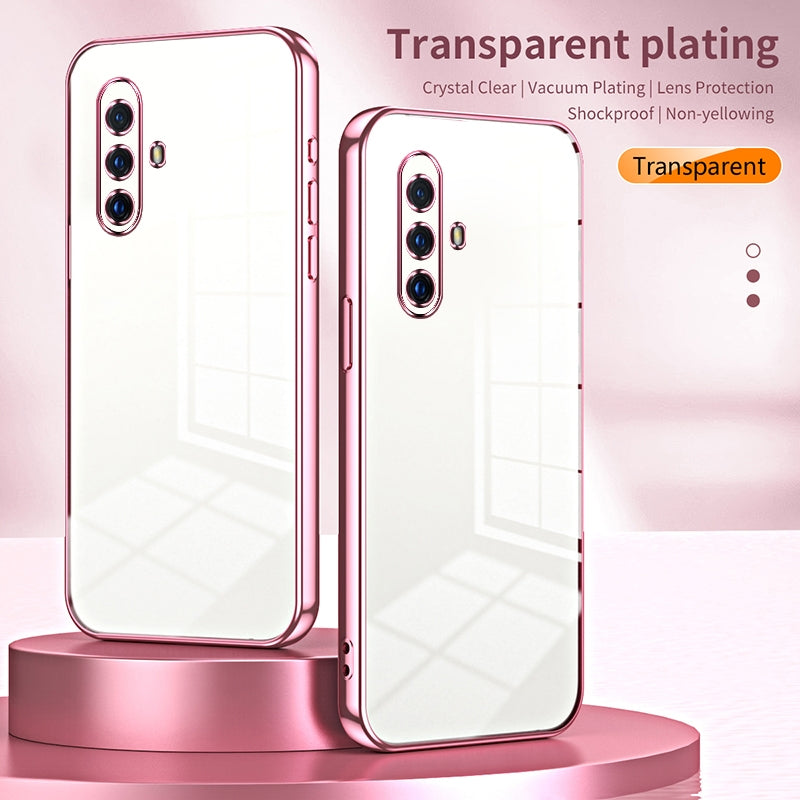 vivo X30 Case - Transparent Plating & Precision Hole Design for Luxury and Protection-buycases.co.uk