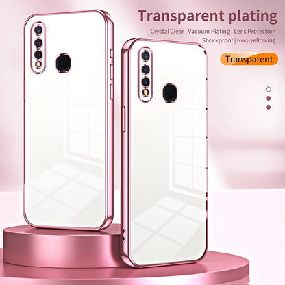 vivo U3 Case - Transparent Plating & Precision Hole Design for Luxury and Protection-buycases.co.uk