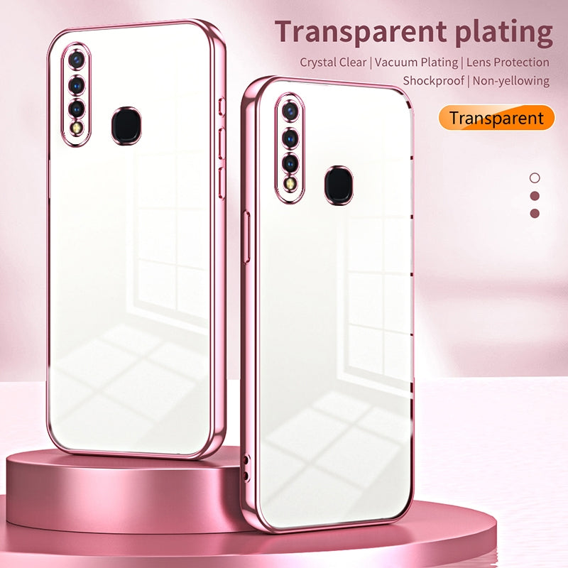 vivo Y19 Case - Transparent Plating & Precision Hole Design for Luxury and Protection-buycases.co.uk