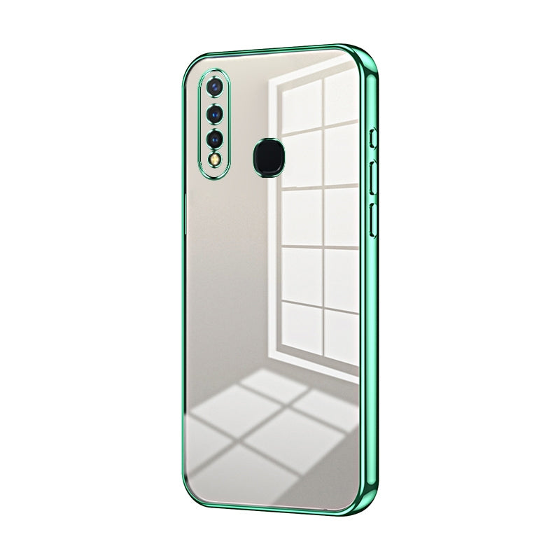 vivo Y19 Case - Transparent Plating & Precision Hole Design for Luxury and Protection-buycases.co.uk