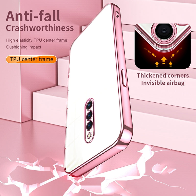 vivo X27 Pro Case - Transparent Plating & Precision Hole Design for Luxury and Protection-buycases.co.uk