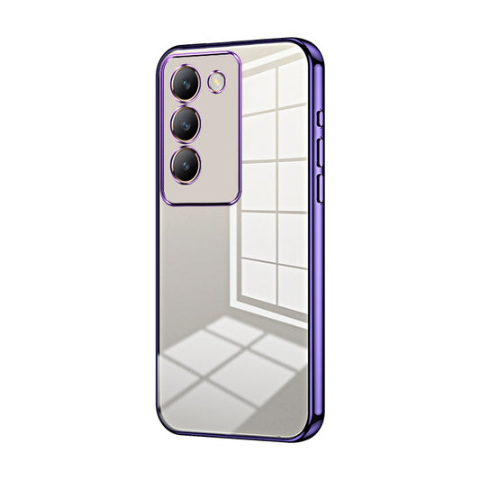 vivo V30 SE Case - Transparent Plating & Precision Hole Design for Luxury and Protection-buycases.co.uk