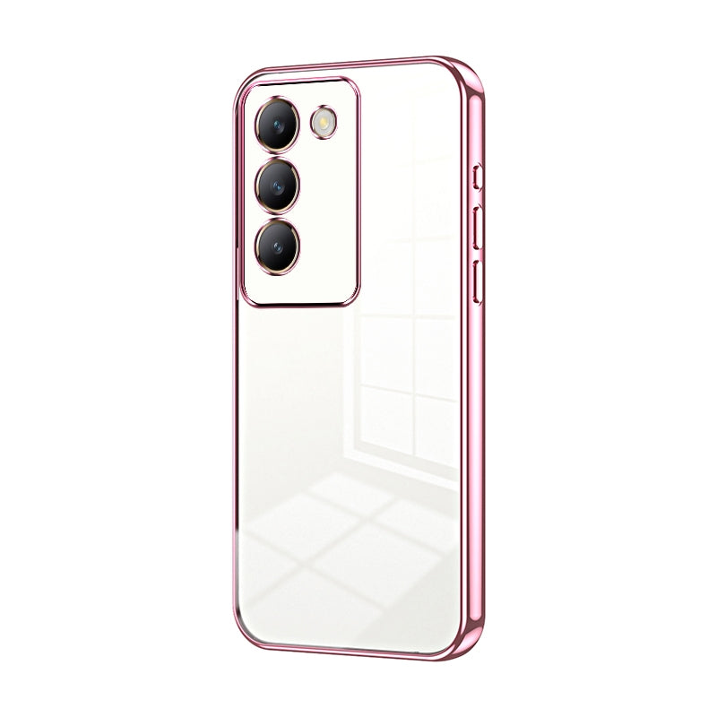 vivo V30 SE Case - Transparent Plating & Precision Hole Design for Luxury and Protection-buycases.co.uk
