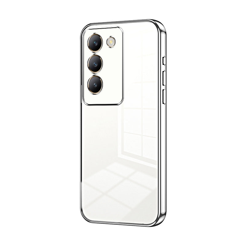 vivo V30 SE Case - Transparent Plating & Precision Hole Design for Luxury and Protection-buycases.co.uk