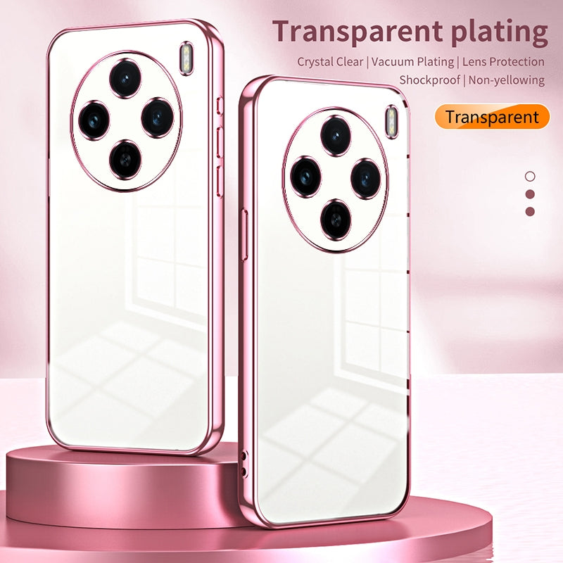 vivo X100s Case - Transparent Plating & Precision Hole Design for Luxury and Protection-buycases.co.uk