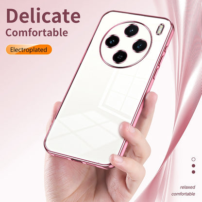 vivo X100s Case - Transparent Plating & Precision Hole Design for Luxury and Protection-buycases.co.uk