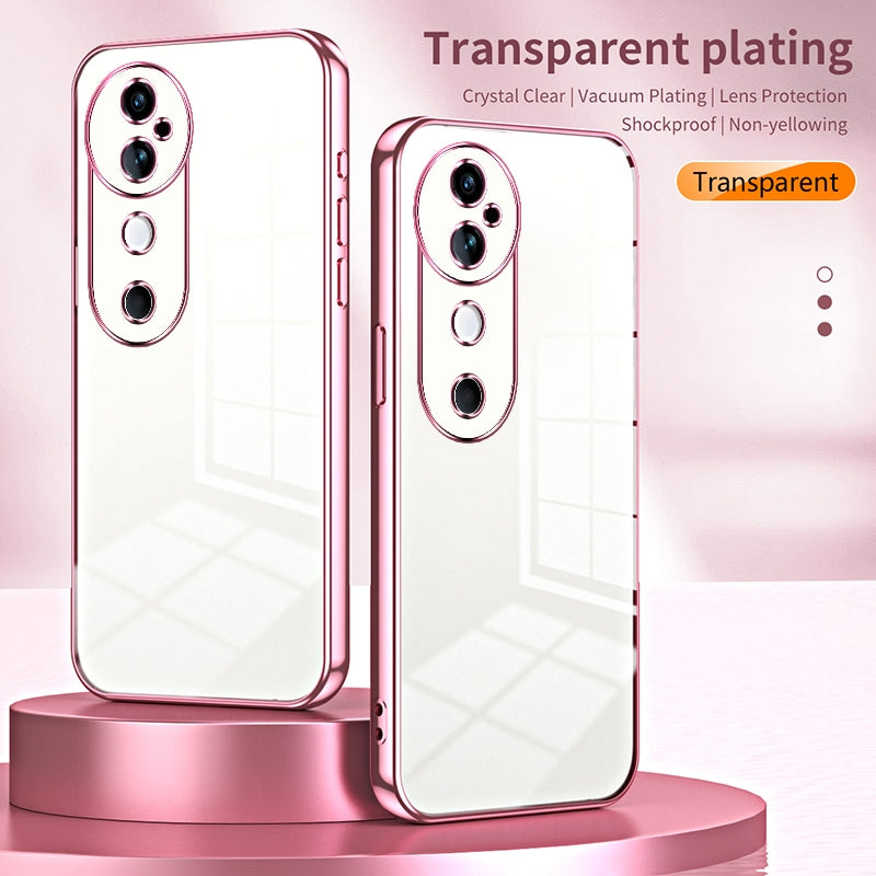 vivo S19 Case - Transparent Plating & Precision Hole Design for Luxury and Protection-buycases.co.uk