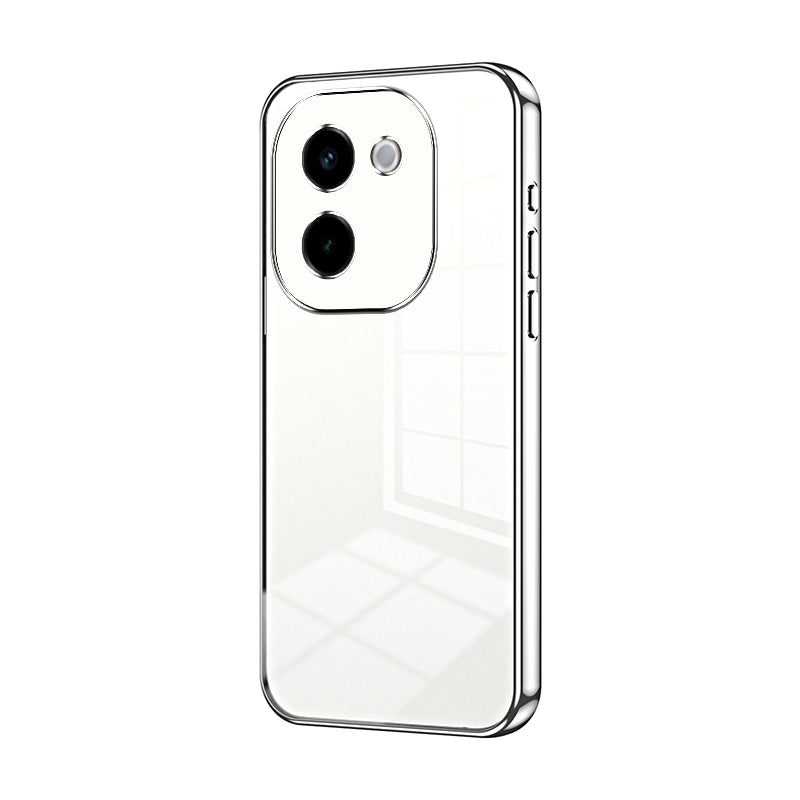 vivo Y200 Case - Transparent Plating & Precision Hole Design for Luxury and Protection-buycases.co.uk