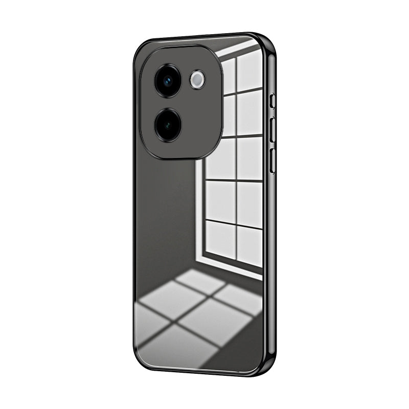 vivo Y200 Case - Transparent Plating & Precision Hole Design for Luxury and Protection-buycases.co.uk