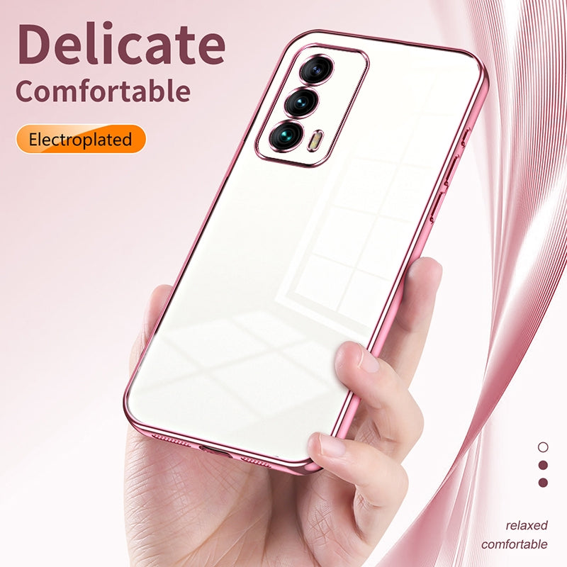 Meizu 18 Case - Transparent Plating & Precision Hole Design for Luxury and Protection-buycases.co.uk