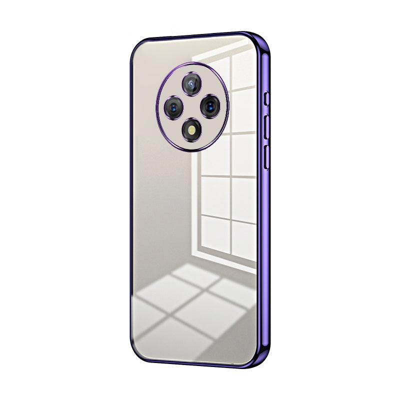 U-Magic Enjoy 50 Plus Case - Transparent Plating & Precision Hole Design for Luxury and Protection-buycases.co.uk