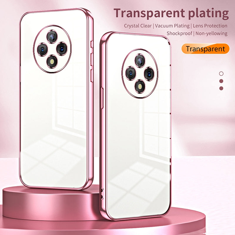 U-Magic Enjoy 50 Plus Case - Transparent Plating & Precision Hole Design for Luxury and Protection-buycases.co.uk