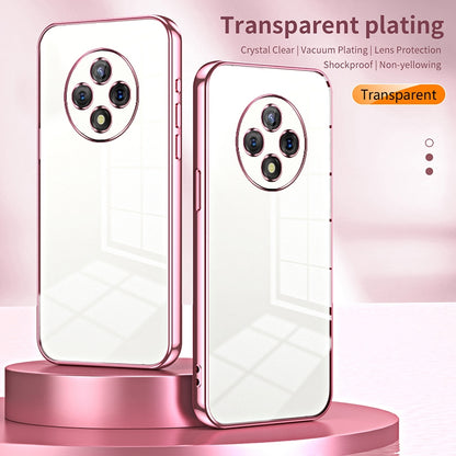 U-Magic Enjoy 50 Plus Case - Transparent Plating & Precision Hole Design for Luxury and Protection-buycases.co.uk