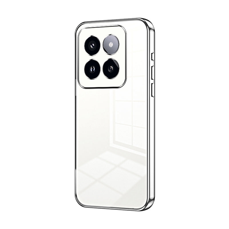 Xiaomi 14 Pro Case - Transparent Plating & Precision Hole Design for Luxury and Protection-buycases.co.uk