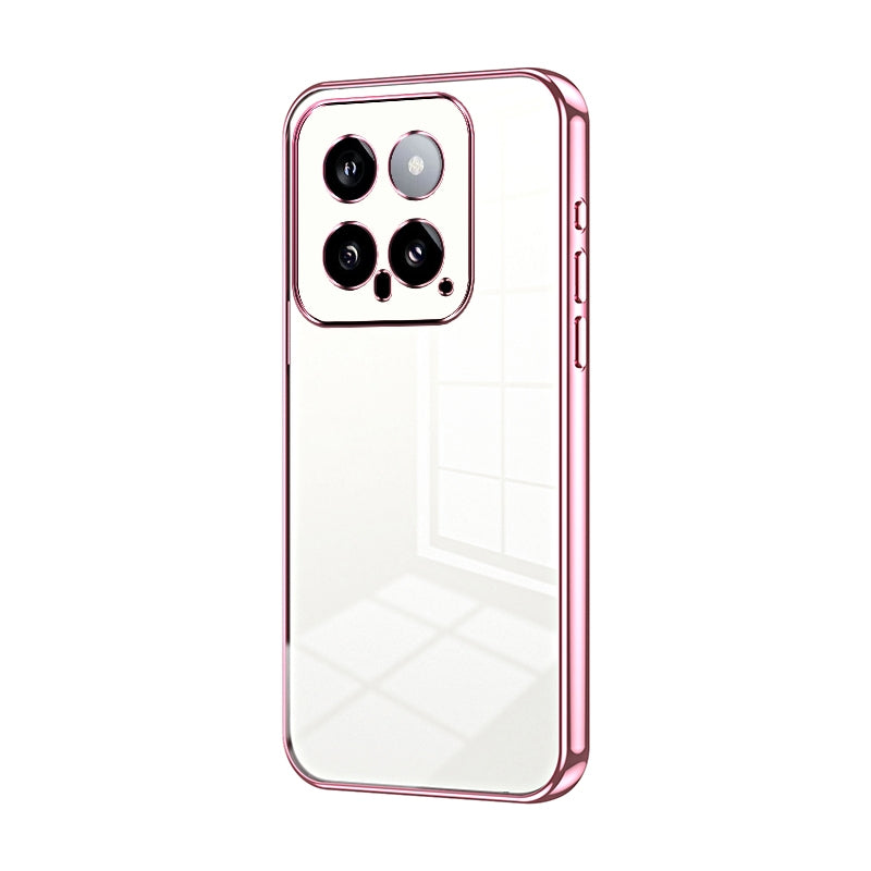 Xiaomi 14 Case - Transparent Plating & Precision Hole Design for Luxury and Protection-buycases.co.uk